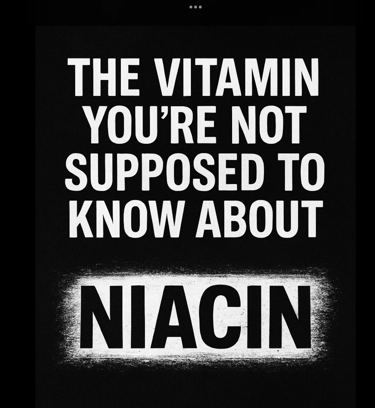 The Vitamin you’re not supposed to know about